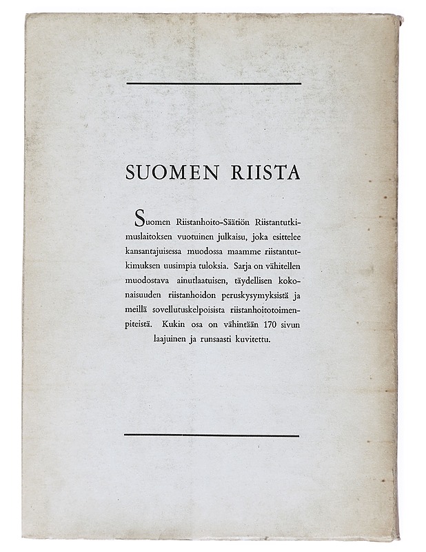 Suomen riista 10 - Seiskari, Pertti - Tietokirjat ja oppaat - 10105514808 - 1