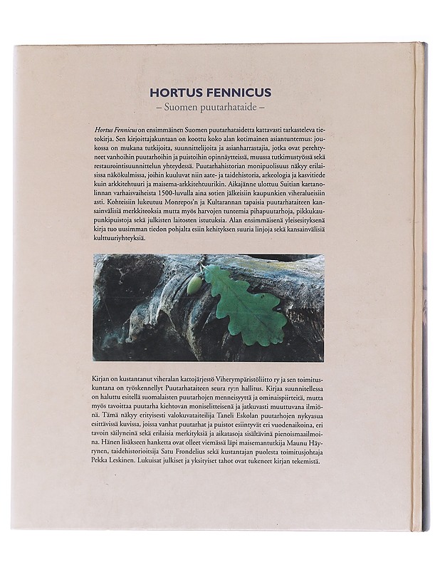 Espoonkartanon puisto ja puutarha - Tuominen, Taina - Historiakirjat - 10105514818 - 1