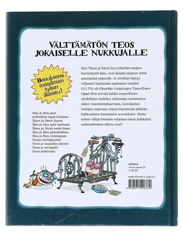 Tatun ja Patun outo unikirja - Havukainen, Aino - Lastenkirjat - 10105514827 - 1