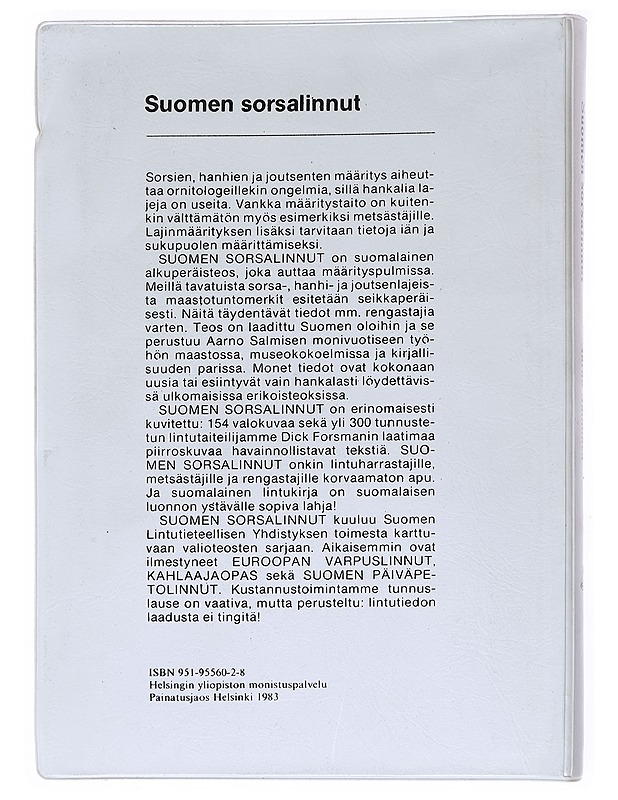 Suomen sorsalinnut - Aarno Salminen - Tietokirjat ja oppaat - 10105514843 - 1