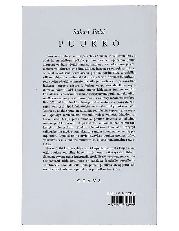 Puukko - Sakari Pälsi - Tietokirjat ja oppaat - 10105514855 - 1