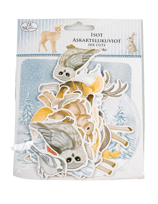 Talvimetsä -askartelukuviot, 25 kpl - Askartelu - 10105514882 - 0