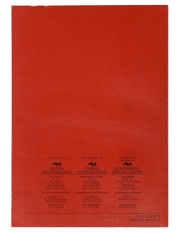 Uhanalaisten eläinten ja kasvien suojelutoimikunnan mietintö II Suomen uhanalaiset eläimet  - Tietokirjat - 10105514900 - 1