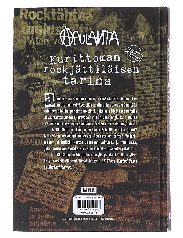 Apulanta : kaikki yhdestä pahasta - Ari Väntänen - Historiakirjat - 10105514906 - 1