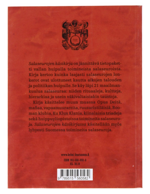 Salaseurojen käsikirja - Bradley, Michael - Historiakirjat - 10105514914 - 1