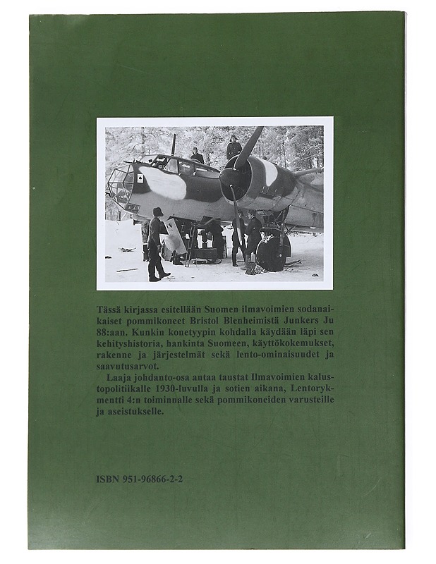Lentäjän näkökulma. 4, Pommikoneet - Jukka Raunio - Historiakirjat - 10105514928 - 1