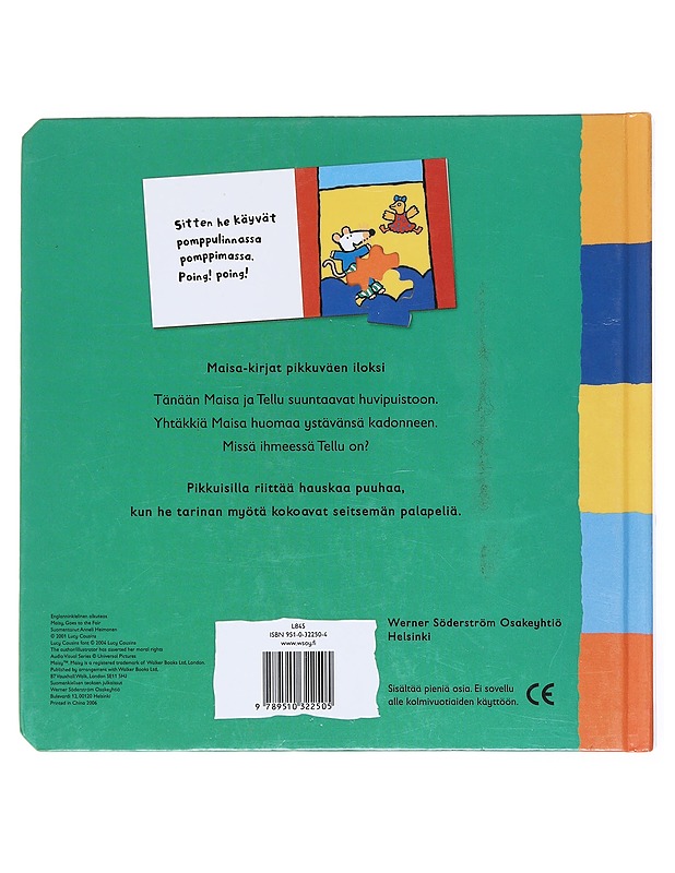 Maisa huvipuistossa - Cousins, Lucy - Lastenkirjat - 10105514931 - 1