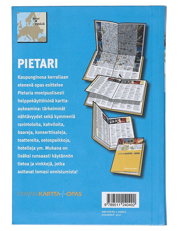 Pietari : kartta + opas - Grandferry, Vincent - Tietokirjat ja oppaat - 10105514939 - 1