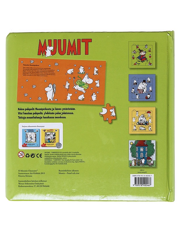 Muumien palapelileikki - Kirkkala, Airi, - Lastenkirjat - 10105514938 - 1