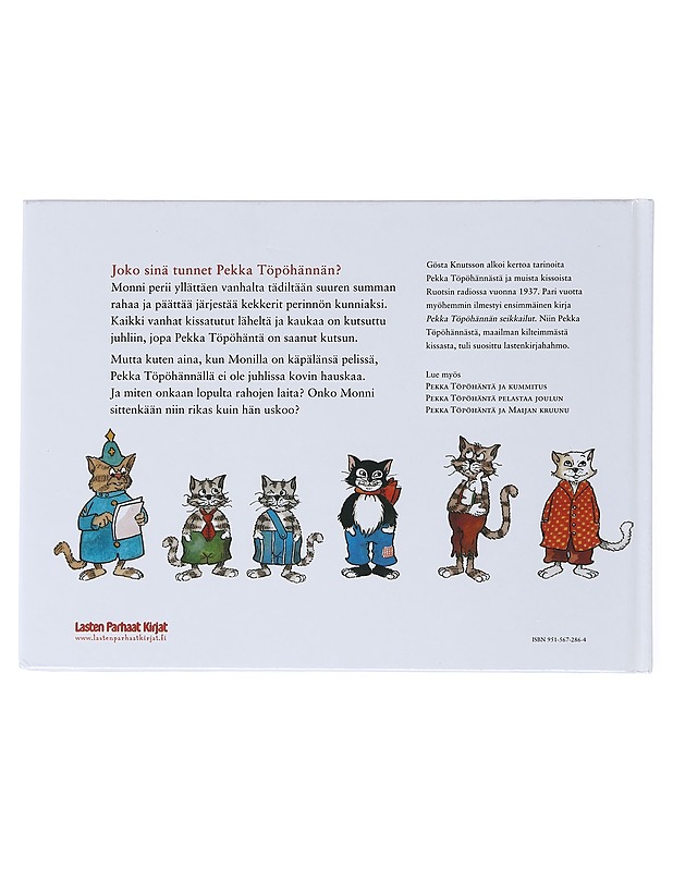 Pekka Töpöhäntä ja rikas Monni - Knutsson, Gösta - Lastenkirjat - 10105514971 - 1