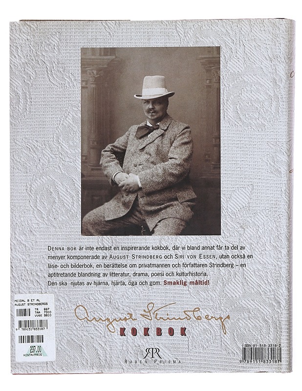 August Strindbergs kokbok - Meidal, Björn - Historiakirjat - 10105514979 - 1