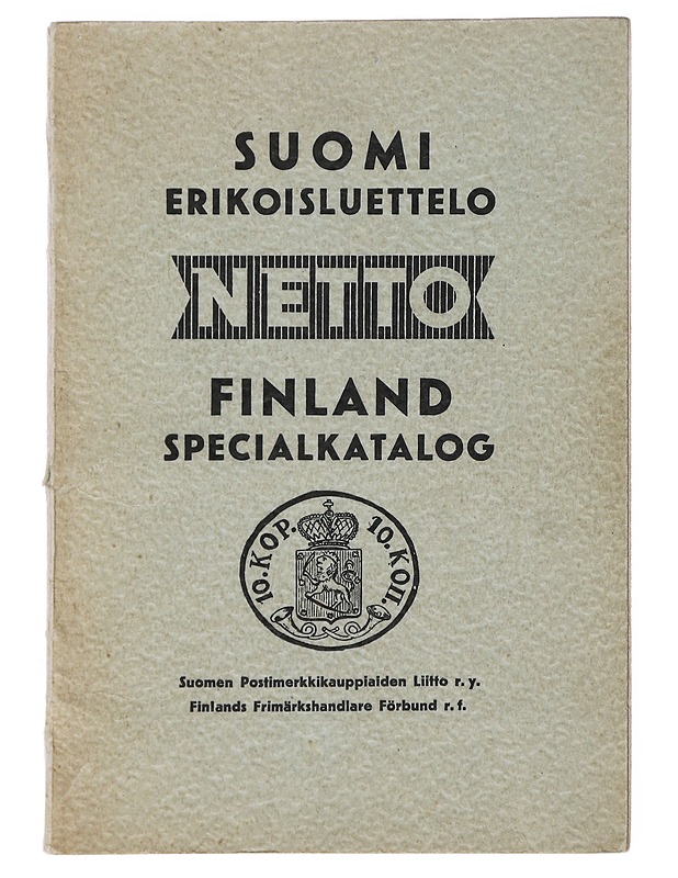 Suomi erikoisluettelo : netto - Historiakirjat - 10105515017 - 0