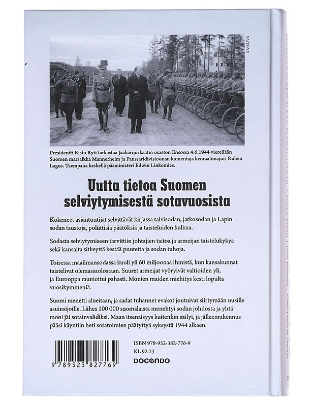 Suomen sodat 1939-1945 : selviytyminen maailmansodasta - Visuri, Pekka - Historiakirjat - 10105515027 - 1