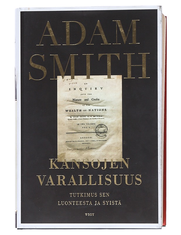 Kansojen varallisuus : tutkimus sen luonteesta ja syistä - Smith, Adam - Historiakirjat - 10105515030 - 0