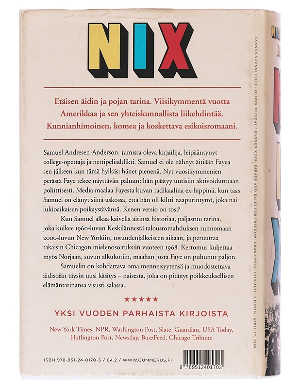 Nix - Hill, Nathan - Romaanit ja novellit - 10105515033 - 1