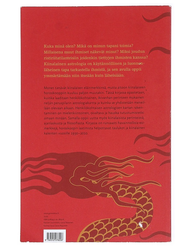 Kiinalaisen astrologian salat : perusteet horoskoopin laatimiseen - Banks, Anja - Tietokirjat ja oppaat - 10105515099 - 1