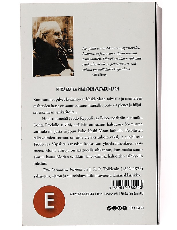 Taru sormusten herrasta I : Sormuksen ritarit - Tolkien, J. R. R. - Romaanit ja novellit - 10105515125 - 1