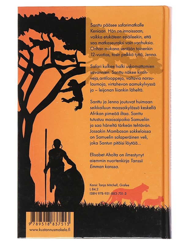 Santun safariseikkailut - Elisabet Aho - Nuorten kirjat - 10105515184 - 1
