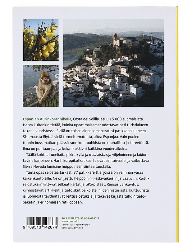 Espanjan aurinkorannikon patikkareitit - Korpela, Pentti - Tietokirjat ja oppaat - 10105515193 - 1
