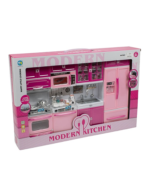 MODERN KITCHEN leikkikeittiösarja, 36x54 cm - Lasten lelut - 10105515194 - 0