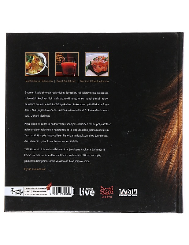 Ilveksen rokkimenut - Parkkonen, Santtu - Ruokakirjat - 10105515250 - 1