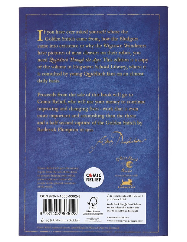 Quidditch through the ages - Rowling, J. K. - Lastenkirjat - 10105515303 - 1