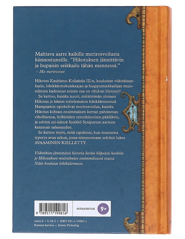 Merirosvoilun alkeet - Cowell, Cressida - Lastenkirjat - 10105515312 - 1