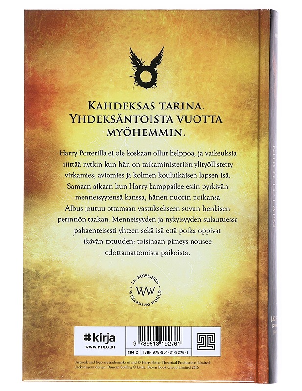 Harry Potter ja kirottu lapsi. Osat yksi ja kaksi - Thorne, Jack - Romaanit ja novellit - 10105515329 - 1