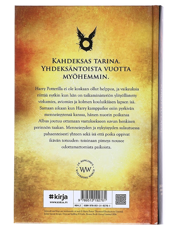 Harry Potter ja kirottu lapsi. Osat yksi ja kaksi - Thorne, Jack - Romaanit ja novellit - 10105515332 - 1