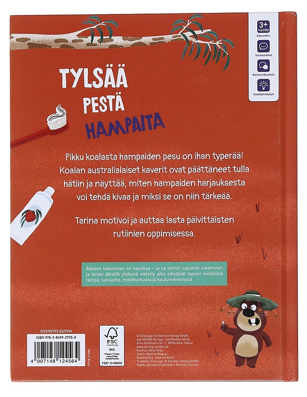 Tandborstning är trist ... eller? - Wagner, Bettina - Lastenkirjat - 10105515338 - 1