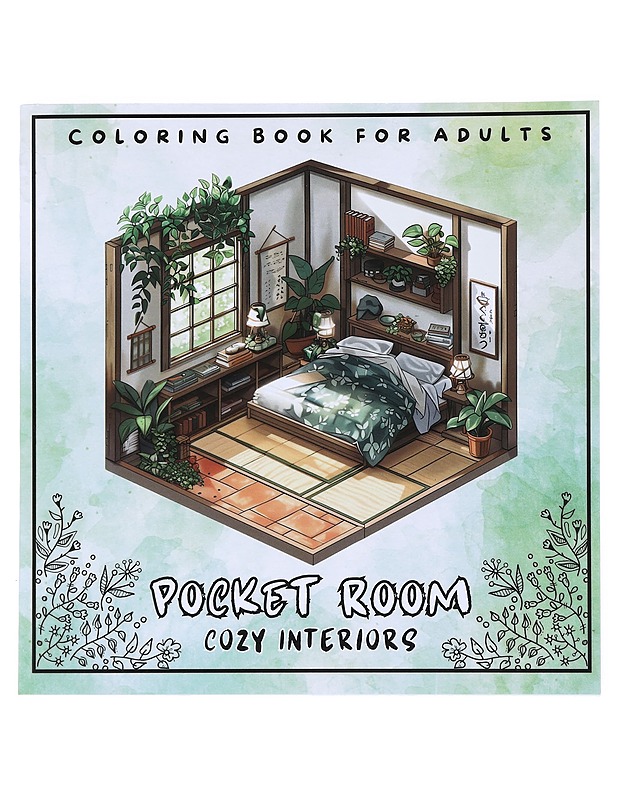Pocket Room: Cozy Interiors-Värityskirja aikuisille - Harrastekirjat - 10105515359 - 0