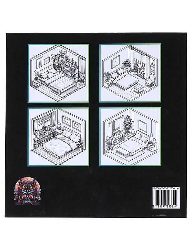 Pocket Room: Cozy Interiors-Värityskirja aikuisille - Harrastekirjat - 10105515359 - 1