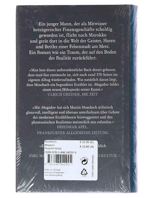 Mogador - Martin Mosebach - Romaanit ja novellit - 10105515384 - 1