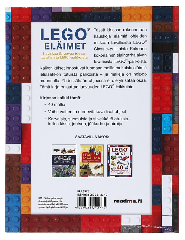 Lego® eläimet - Elsmore, Warren - Tietokirjat ja oppaat - 10105515371 - 1