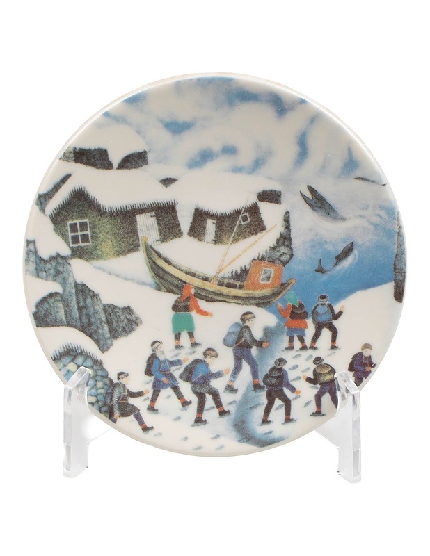 ARABIA Suomalaiset valaita katsomassa seinälautanen - Designsuosikit - 10105515374 - 0