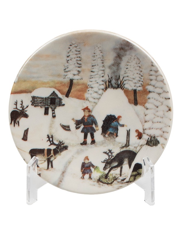 ARABIA Lapinkylä talvitunnelmissa seinälautanen - Seinälautaset - 10105515378 - 0