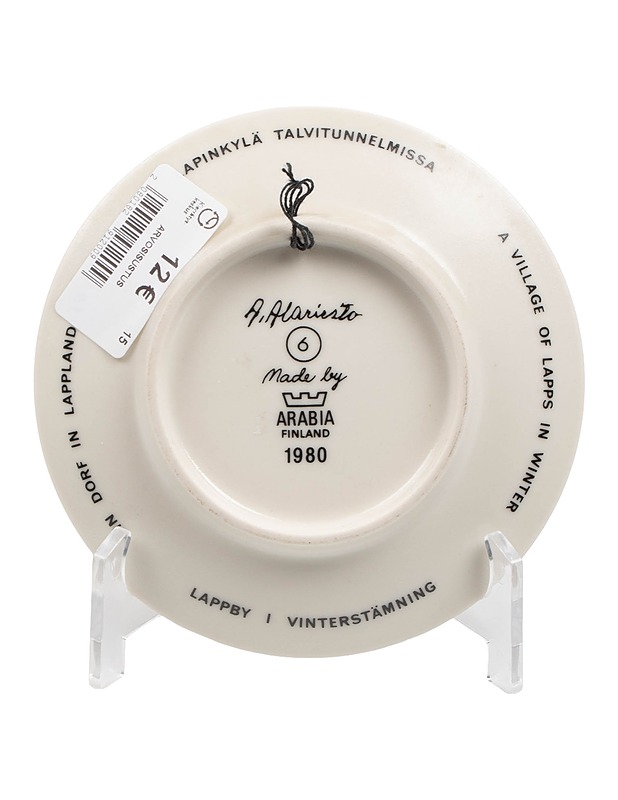 ARABIA Lapinkylä talvitunnelmissa seinälautanen - Seinälautaset - 10105515378 - 1