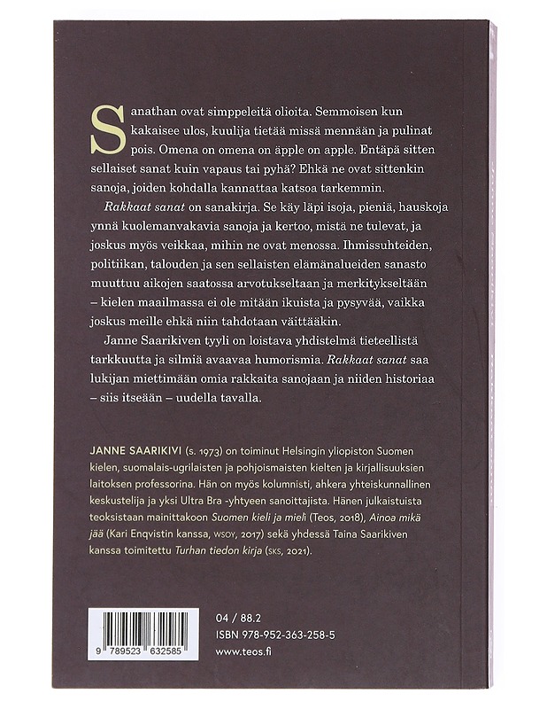 Rakkaat sanat - Janne Saarikivi - Tietokirjat ja oppaat - 10105515427 - 1
