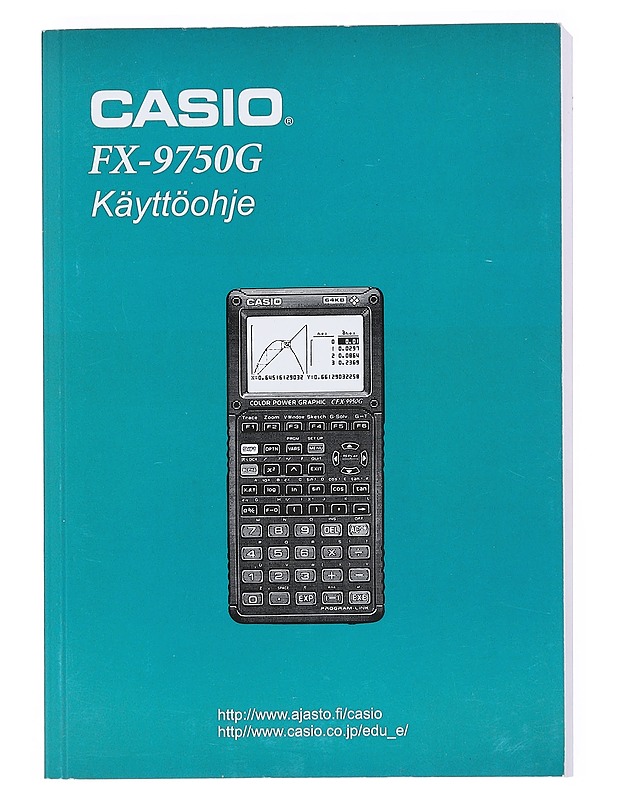 Casio FX-9750G Käyttöohje - Tietokirjat ja oppaat - 10105515447 - 0