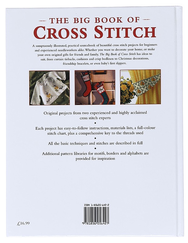 The big book cross stitch : fabulous projects and creative ideas - Eaton, Jan - Tietokirjat ja oppaat - 10105515455 - 1