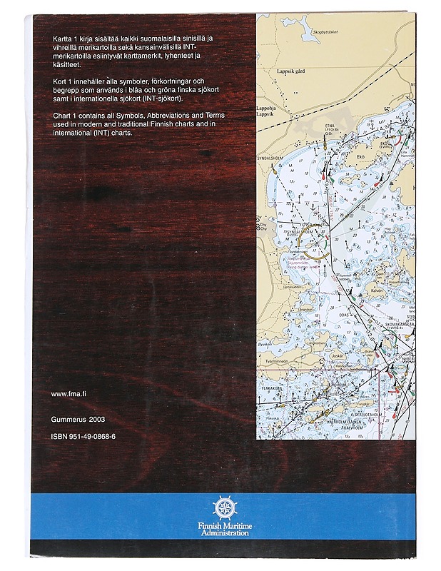 Merikarttamerkit. Kartta 1 - Merenkulkulaitos - Tietokirjat ja oppaat - 10105515457 - 1