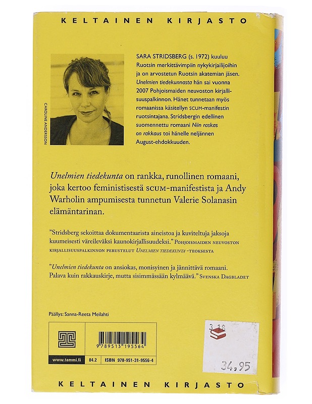 Unelmien tiedekunta : Lisäys seksuaaliteoriaan - Stridsberg, Sara - Romaanit ja novellit - 10105515466 - 1