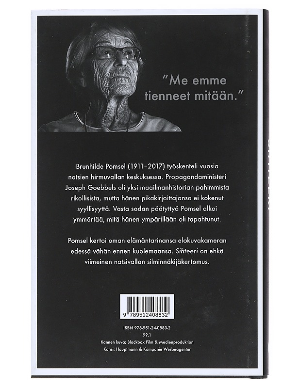 Sihteeri : Joseph Goebbelsin pikakirjoittajan perintö - Hansen, Thore D. - Elämäkerrat ja muistelmat - 10105515486 - 1