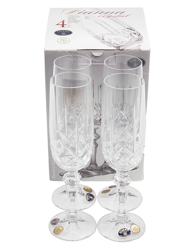 BOHEMIA Dianna kristallilasit, 4 kpl - Lasit - 10105515487 - 0