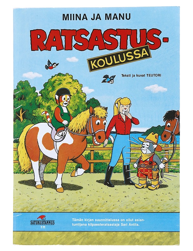 Miina ja Manu ratsastuskoulussa / Miina ja Manu saaren arvoitus - Teutori - Lastenkirjat - 10105515513 - 0