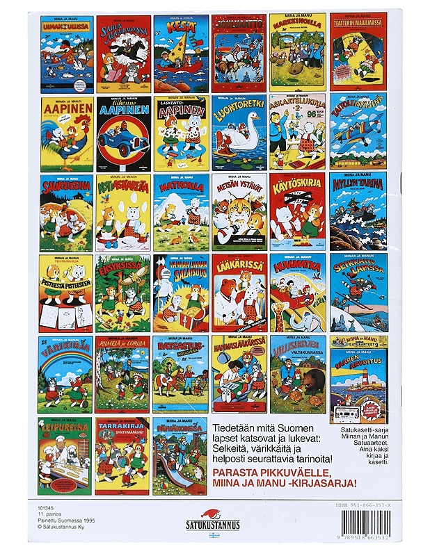 Miina ja Manu ratsastuskoulussa / Miina ja Manu saaren arvoitus - Teutori - Lastenkirjat - 10105515513 - 1