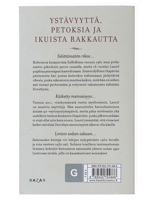 Salaisuuden kantaja - Morton, Kate - Romaanit ja novellit - 10105515523 - 1