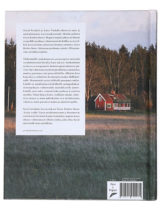 Green kitchen stories : herkullista ja terveellistä kasvisruokaa - Frenkiel, David - Ruokakirjat - 10105515585 - 1