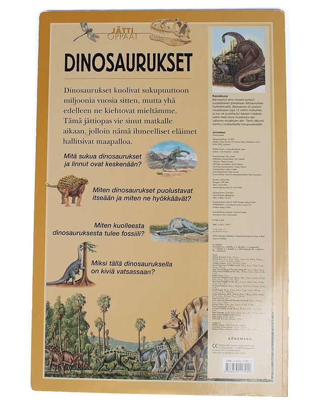 Jätti Oppaat : Dinosaurukset - Tietokirjat ja oppaat - 10105515607 - 1