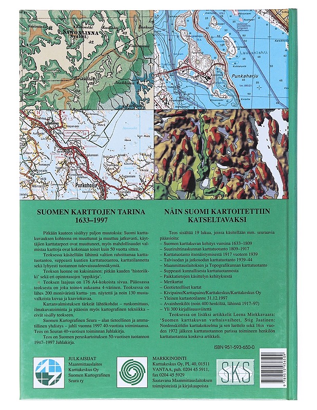 Suomen karttojen tarina 1633-1997 - Niemelä , Osmo  - Tietokirjat - 10105515662 - 1